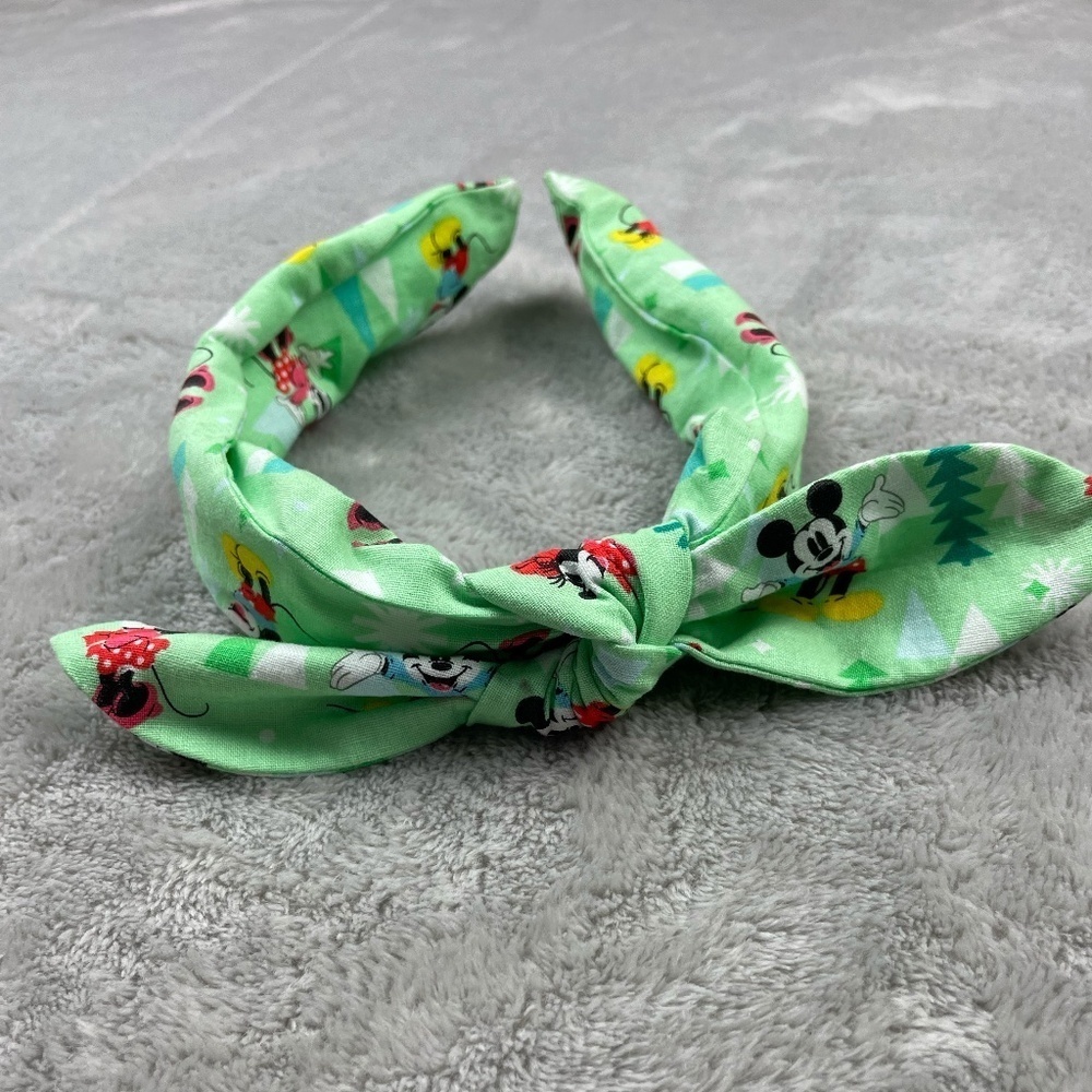 Disney Mickey and Minnie Mouse Top Knot Headband Adult Size - Picture 6 of 6